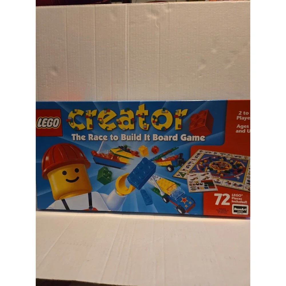 Vintage LEGO Creator The Race To Build It Complete Board Game